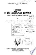 Historia de las universidades hispanicas