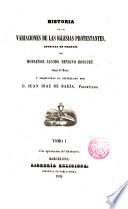 Historia de las variaciones de las Iglesias protestantes