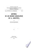 Historia de los hechos geográficos de la Argentina