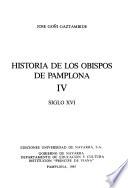Historia de los obispos de Pamplona