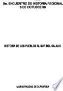 Historia de los pueblos al sur del Salado