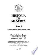 Historia de Menorca: De los orígenes al final de la Edad Media