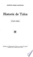 Historia de Talca, 1742-1942
