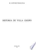 Historia de Villa Crespo