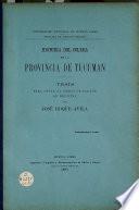 Historia del cólera en la provincia de Tucuman