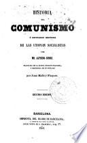 Historia del comunismo, ó, Refutación histórica de las utopias socialistas