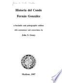 Historia Del Conde Fernan Gonzalez