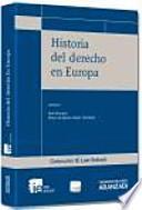 Historia del derecho en Europa ( Papel + e-book )