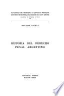Historia del derecho penal argentino