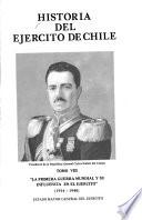 Historia del Ejército de Chile: La Primera Guerra Mundial y su influencia en el ejército, 1914-1940