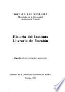 Historia del Instituto Literario de Yucatán