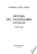 Historia del nacionalism catalán (1793-1936)