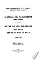Historia del Parlamento Nacional