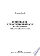Historia del periodismo mexicano