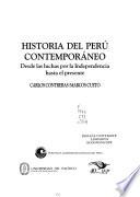 Historia del Perú contemporáneo