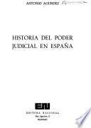 Historia del poder judicial en España
