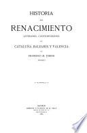 Historia del renacimiento literario, contemporáneo en Cataluña, Baleares y Valencia