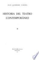 Historia del teatro contemporáneo