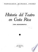 Historia del teatro en Costa Rica