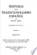 Historia del tradicionalismo español