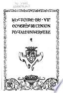 Historia del VII congreso de la Unión postal universal