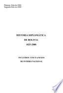 Historia diplomática de Bolivia, 1825-2008