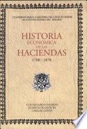 Historia económica de las haciendas del Colegio Mayor del Rosario, 1700-1870