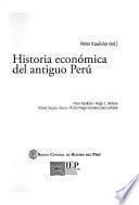 Historia económica del antiguo Perú