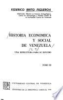 Historia económica y social de Venezuela