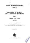 Historia extensa de Colombia: Nuevo Reino de Granada. Real Audiencia y Presidentes: t. 2. Presidentes de capa y espada, 1605-1628, por M. Lucena Salmoral