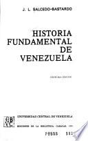 Historia fundamental de Venezuela