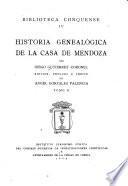 Historia genealógica de la casa de Mendoza