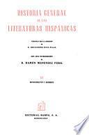 Historia general de las literaturas hispánicas: Renacimiento y barroco