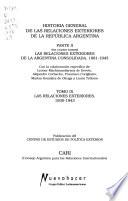 Historia general de las relaciones exteriores de la República Argentina