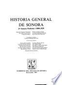 Historia general de Sonora: Sonora moderno, 1880-1929