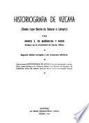 Historia general del señorío de Bizcaya