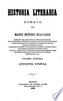 Historia literaria