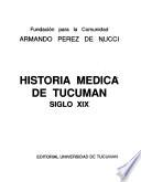 Historia médica de Tucumán, siglo XIX