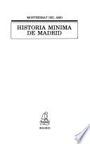 Historia mínima de Madrid