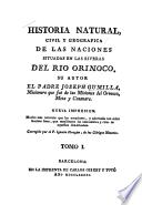 Historia Natural Civil Y Geogr�afica de Las Naciones Situadas en Las Riveras Del R�io Orinoco