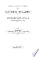 Historia pragmática é interna de la Universidad de Salamanca