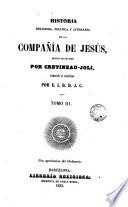 Historia religiosa, política y literaria de la Compañía de Jesús, 3