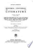 Historia universal de la literatura ...