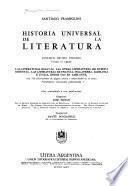 Historia universal de la literatura ...