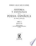Historia y antología de la poesía española (en lengua castellana )