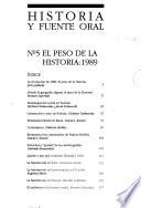 Historia y fuente oral