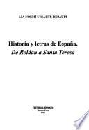 Historia y letras de España