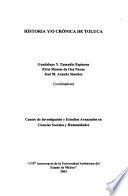 Historia y/o crónica de Toluca
