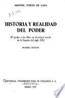 Historia y realidad del poder