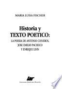 Historia y texto poético